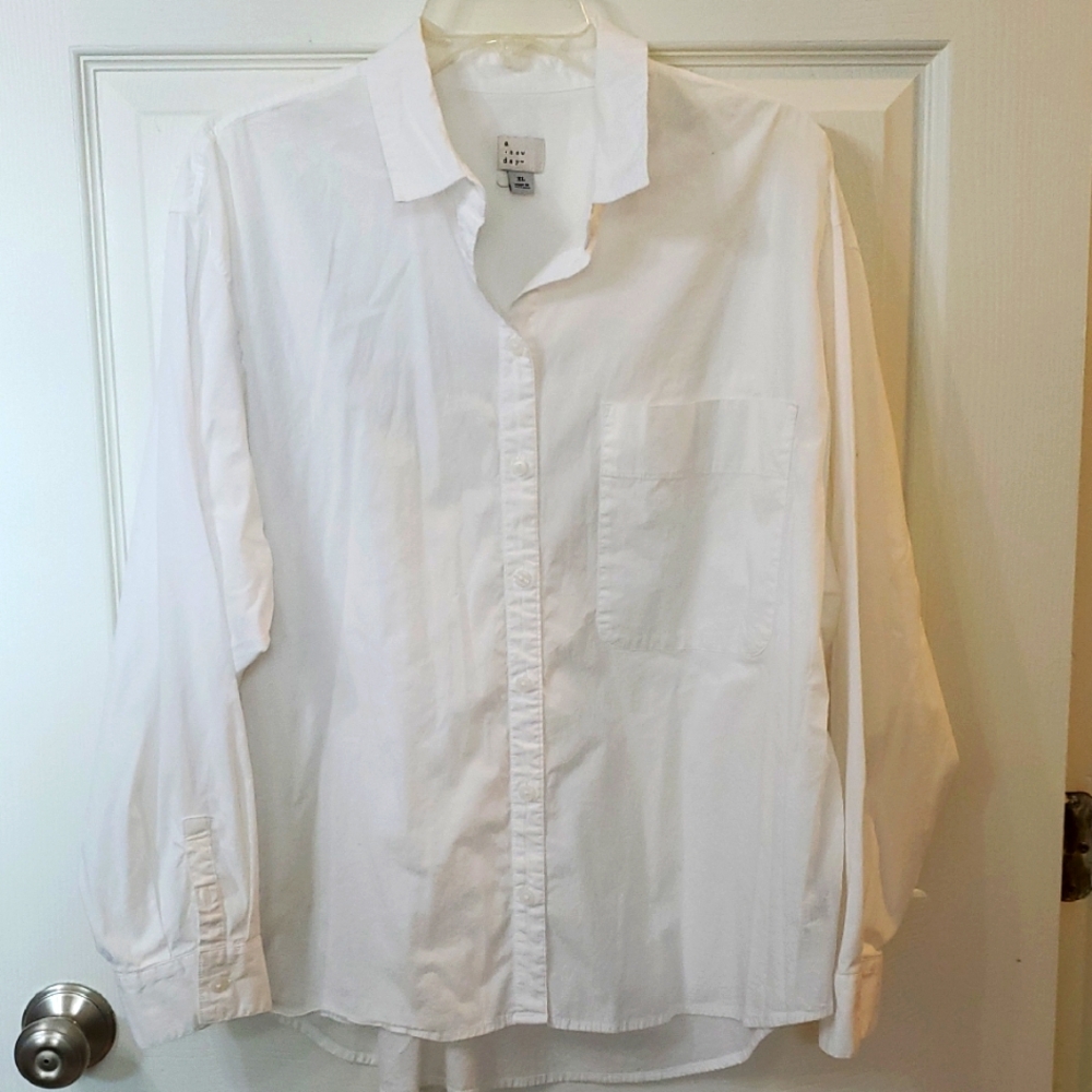a new day Womans White Shirt